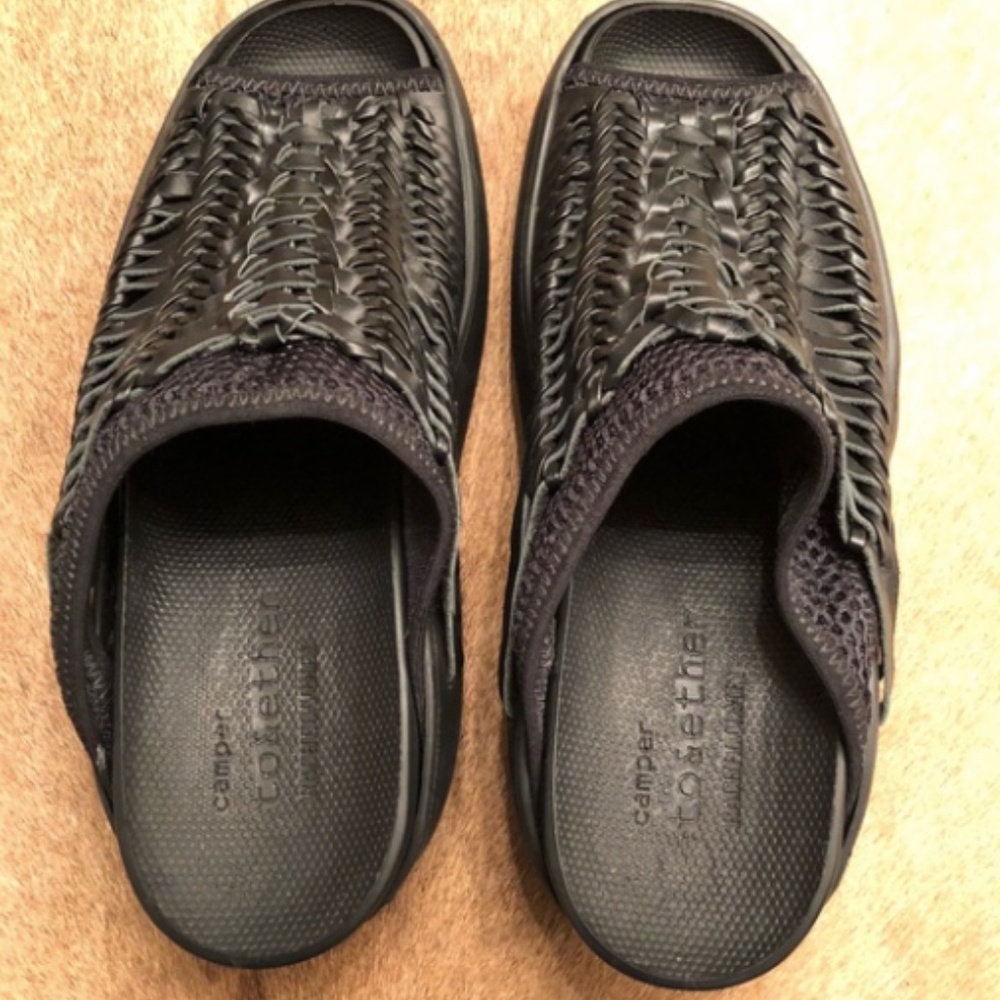 Rachel Comey/Camper Collab
Black Woven Slide Sandals - Picture 4 of 11